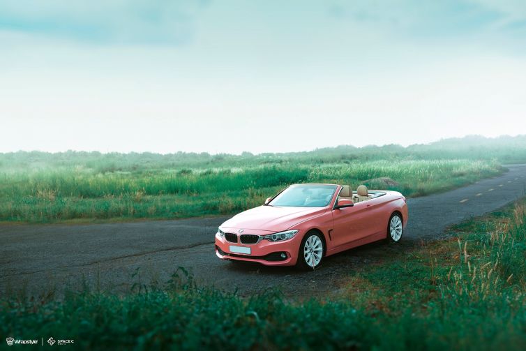 BMW - Pink wrapping (2)