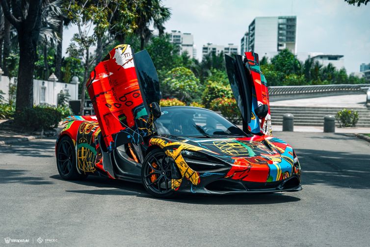 McLaren 720S Spider - Art Car Wrapping (3)