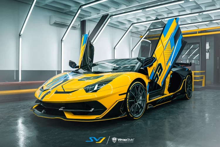 Lamborghini Aventador SVJ – Custom Wrapping