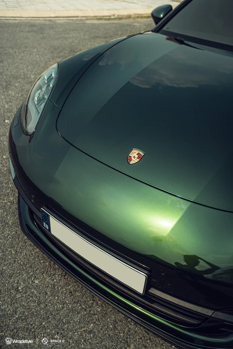 Porsche Panamera - Midnight Green Wrapping (4)