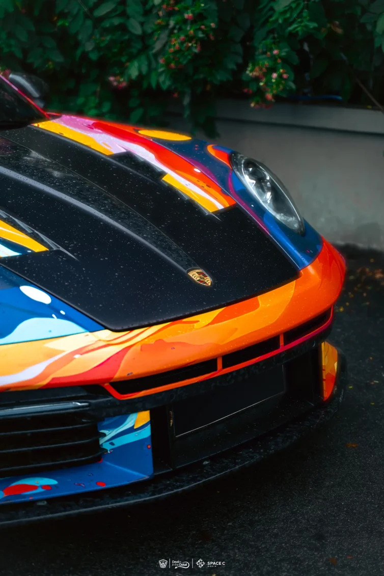 Porsche 911 colorful wrap (3)